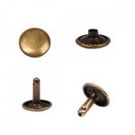 Хольнитены двухсторонние сталь 12х12 мм, №123, TBY.5212 цв. антик уп. 1000 шт, TBY