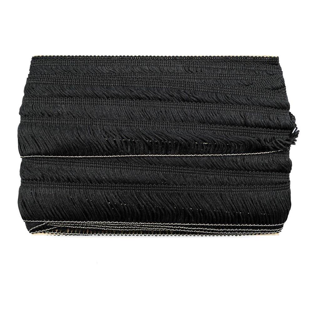 Бахрома отделочная 35.0 мм / 25 метров, цв.115 черный