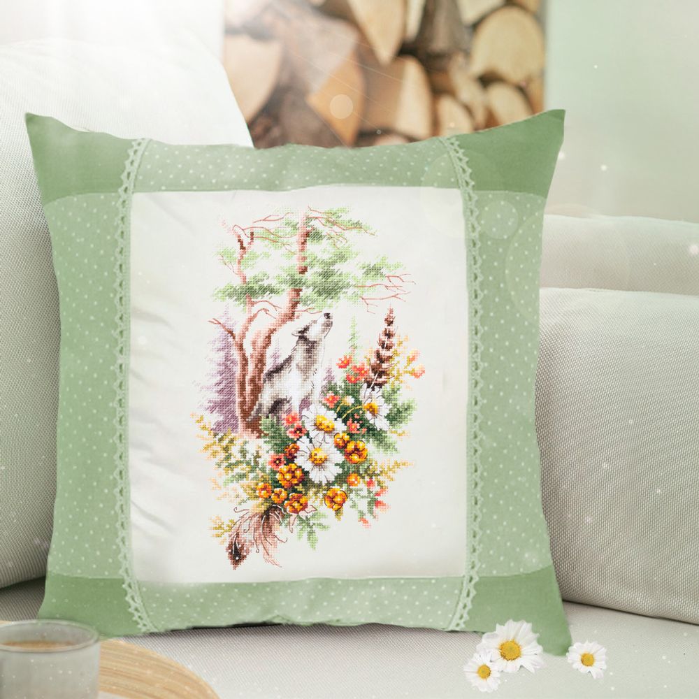 Набор для вышивания нитками Чудесная игла, Дух летнего леса, 17х27 см