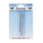 Приспособление для вытягивания резинки, тесьмы, 2 шт, Gamma TB-802