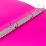 Папка на 4 О-кольцах A4 700 мкм 25 мм, 4 шт, d-17 мм, розовый EC211400013, Expert Complete