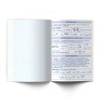 Тетрадь со справ.материал. Архивариус пластик.обл. 320мкм с тис.золот.фольгой. A5 48 л. на скобе 65 г/м², белизна 100% 10 шт, клетка, 01877 Архивариус Физика, Светоч Т290