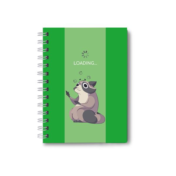 Записная книжка с твердым переплетом, матовая ламинация, на гребне A6 80 л. 4 шт клетка, Перезагрузка 01579, ЗК221 Светоч