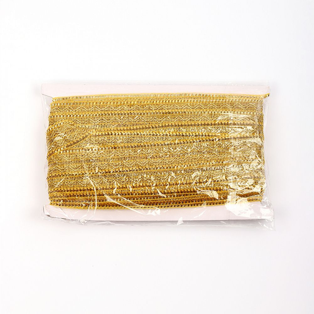 Тесьма отделочная 30 мм / 13.71 метров, TBY 911 цв.золото