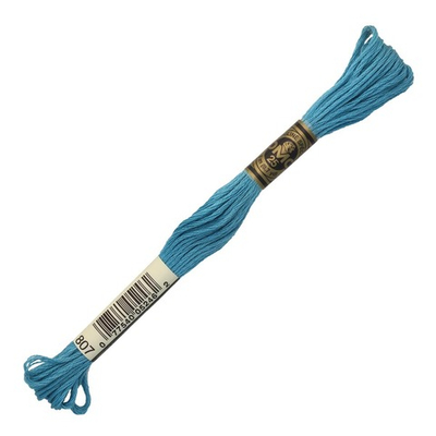 Мулине DMC 117 (807), 12 мотков по 8 метров