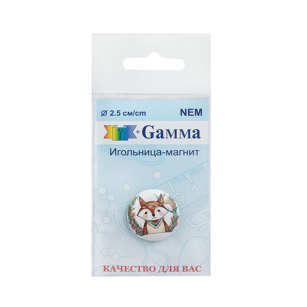 Игольница магнитная №22 Лисичка, Gamma NEM