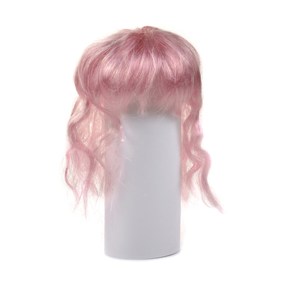 Парик для куклы Волнистый П 50, 28527, цв. Розовый
