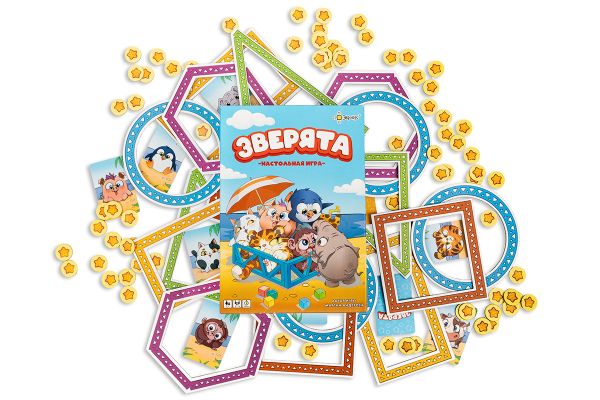 Игра настольная, Зверята, Эврикус BG-17073