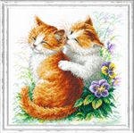 Набор для вышивания нитками Чудесная игла, Нежная забота!, 24х26 см