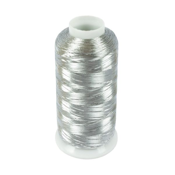 Нитки металлизированные Gamma 4570 м, 5000 я, серебро