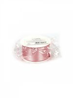 Лента атласная 1-сторонняя 38.0 мм / 22.5±1 метра, 3058 св.гр.розовый, Magic4Hobby