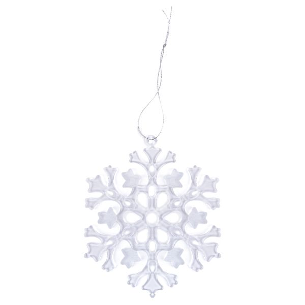 Елочная игрушка 13 см, 5 шт, №01 снежинка, Snoweekon SNW-D189