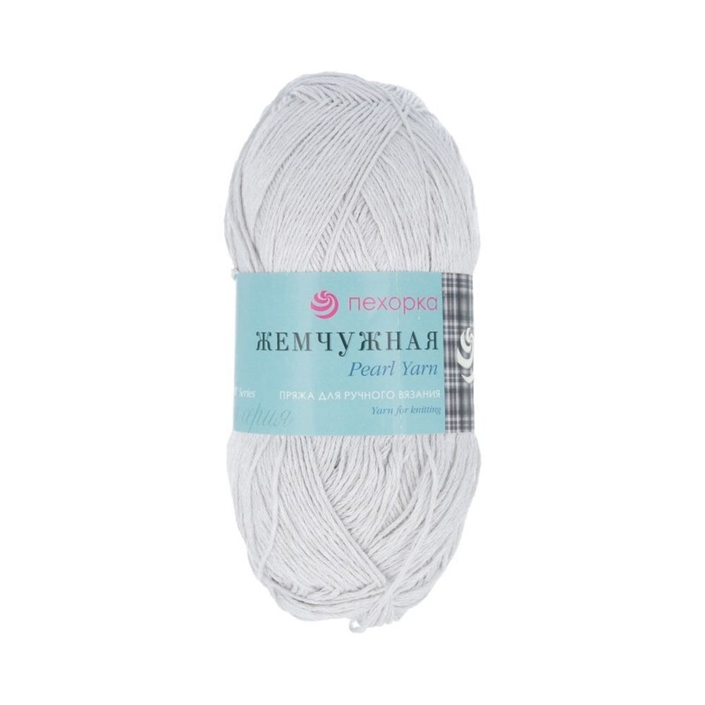 Пряжа Пехорка Жемчужная / уп.5 мот. по 100 г, 425 м, цв.276 перламутр Пряжа Пехорка Жемчужная / уп.5 мот. по 100 г, 425 м, цв.276 перламутр