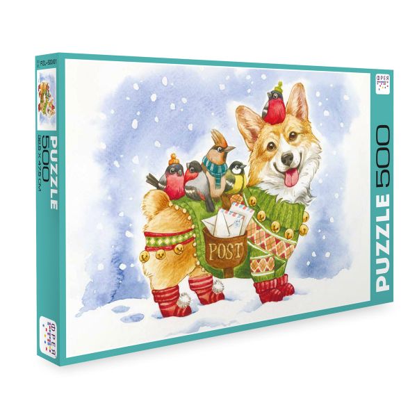 Пазл 500 элементов, Корги с Птичками, PZL-500/01, Фрея