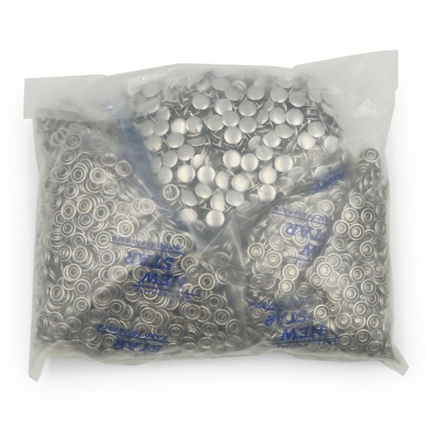 Кнопка рубашечная (джерси) закрытая ⌀10.5 мм, ≈1440 шт, МЕТАЛЛ, никель, NEW STAR