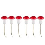 Декоративные элементы 6х6 шт, 01 мухоморы, Blumentag VDF-05