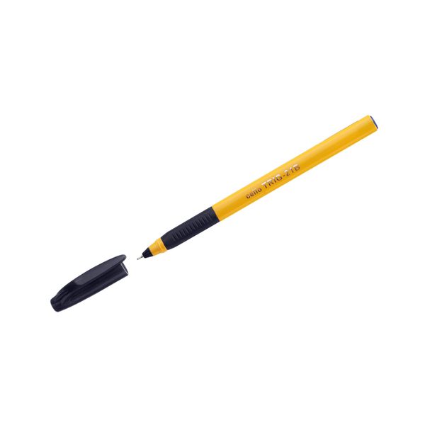 Ручка шариковая Tri-Grip yellow barrel 0.7 мм, 12 шт, 0749 цвет чернил: черный, Cello 0749