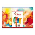 Альбом для рисования 100 г/м², A4 29.5х20.2 см, 48 л. на скобе 5 шт, 01722 АРТ букет, Светоч А259