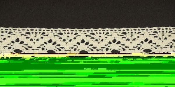 Кружево вязаное (тесьма) 25 мм, цв.айвори, Alfa, 25 метров, AF-196-003