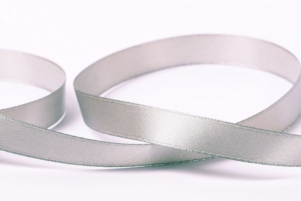 Лента атласная 1-сторонняя 12.0 мм / 33±2 метра, 088 стальной, Gamma