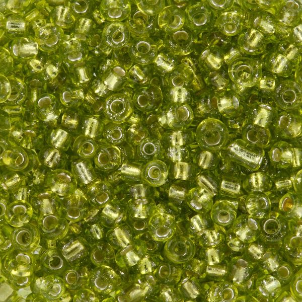 Бисер Zlatka 11/0 (2.1 мм), 100 г (10х10 г), №0024 салатовый, GR