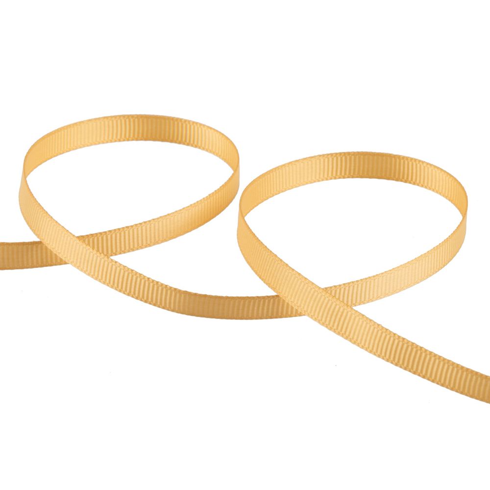 Лента репсовая нарезка _6.0 мм / 10 шт по 5.4 метра, 018 бежевый, Gamma GR-06