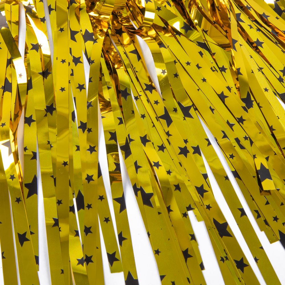 Занавес Дождик 100х200 см, 03_золотые звезды, Boomzee GBZ-13