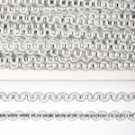 Тесьма отделочная 10 мм / 13.71 метров, TBY 917 цв.серебро