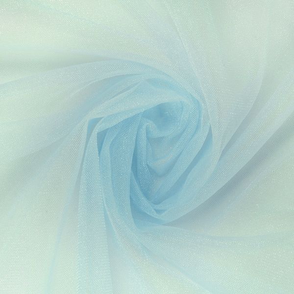 Фатин кристалл 18 г/м², 150 см / 25 метров, 46 голубой, Gamma FTN-BR