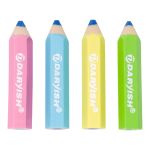 Набор ластиков Карандаши, 4 шт, DV-12174