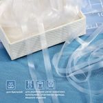 Резинка силиконовая (лента) 6.0 мм / 10 метров, толщ. 0.24.0 мм, матовая, 38003