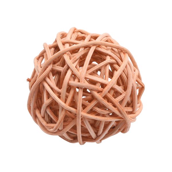 Шары декоративные из ротанга 5см,12 шт, цв. ольха, BH232AB-J56-5