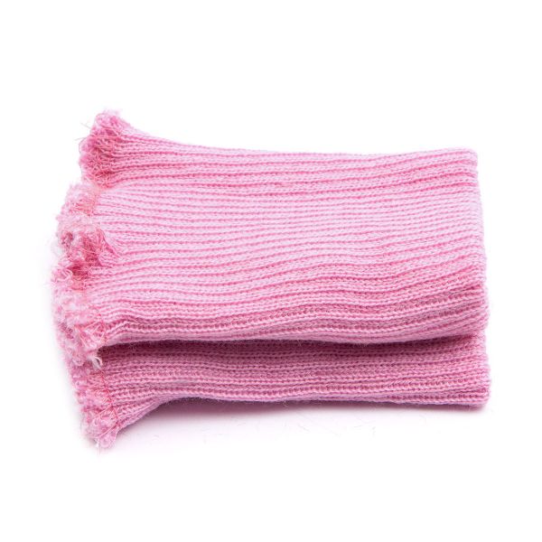 Манжеты трикотажные 6.5х9.5 см, 1 пара, тонкие, 401/8 миндальный