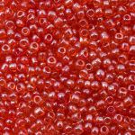 Бисер Astra&Craft 11/0 (2.1 мм), 200 г (10х20 г), цв. 109 оранжевый/прозрачный глянцевый