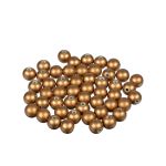 Бусины пластик ⌀10 мм, 50±2 шт, №23 золото, Zlatka PB-3