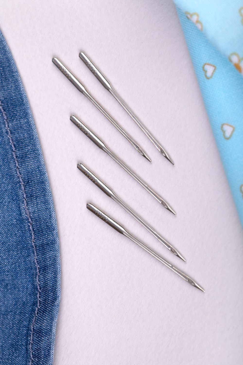 Иглы для швейных машин для джинсы 130/705 H, №120, 5 игл, М, Gamma NJ №120