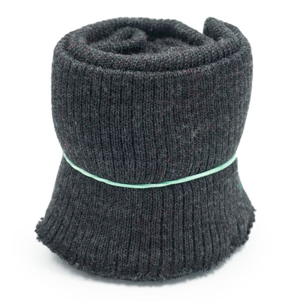 Подвяз (довяз) трикотажный с манжетами (комплект): подвяз 10.0х42 см, 2 манжета 8.5х10.0 см, плотные, 373/м антрацит