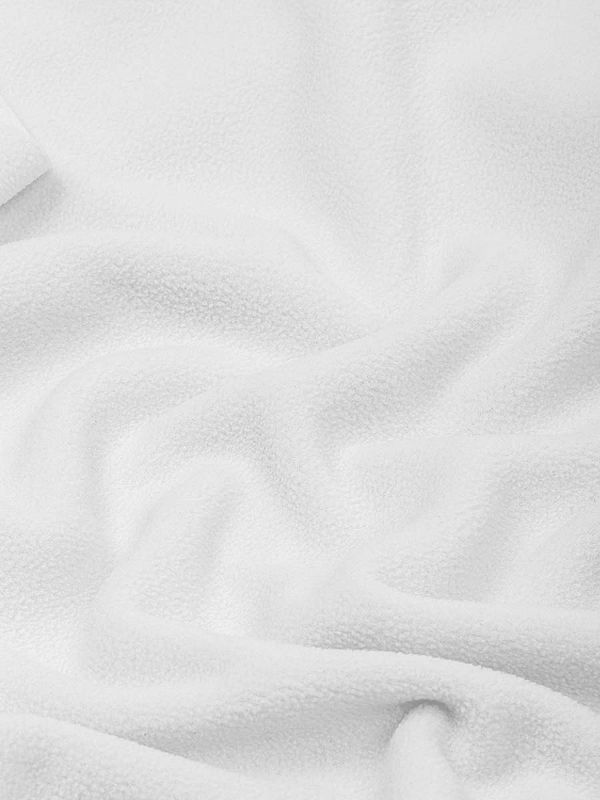 Флис 2-сторонний 240 г/м², 150 см / 10 метров, N-TBY-0240-F101, цв.F101 белый