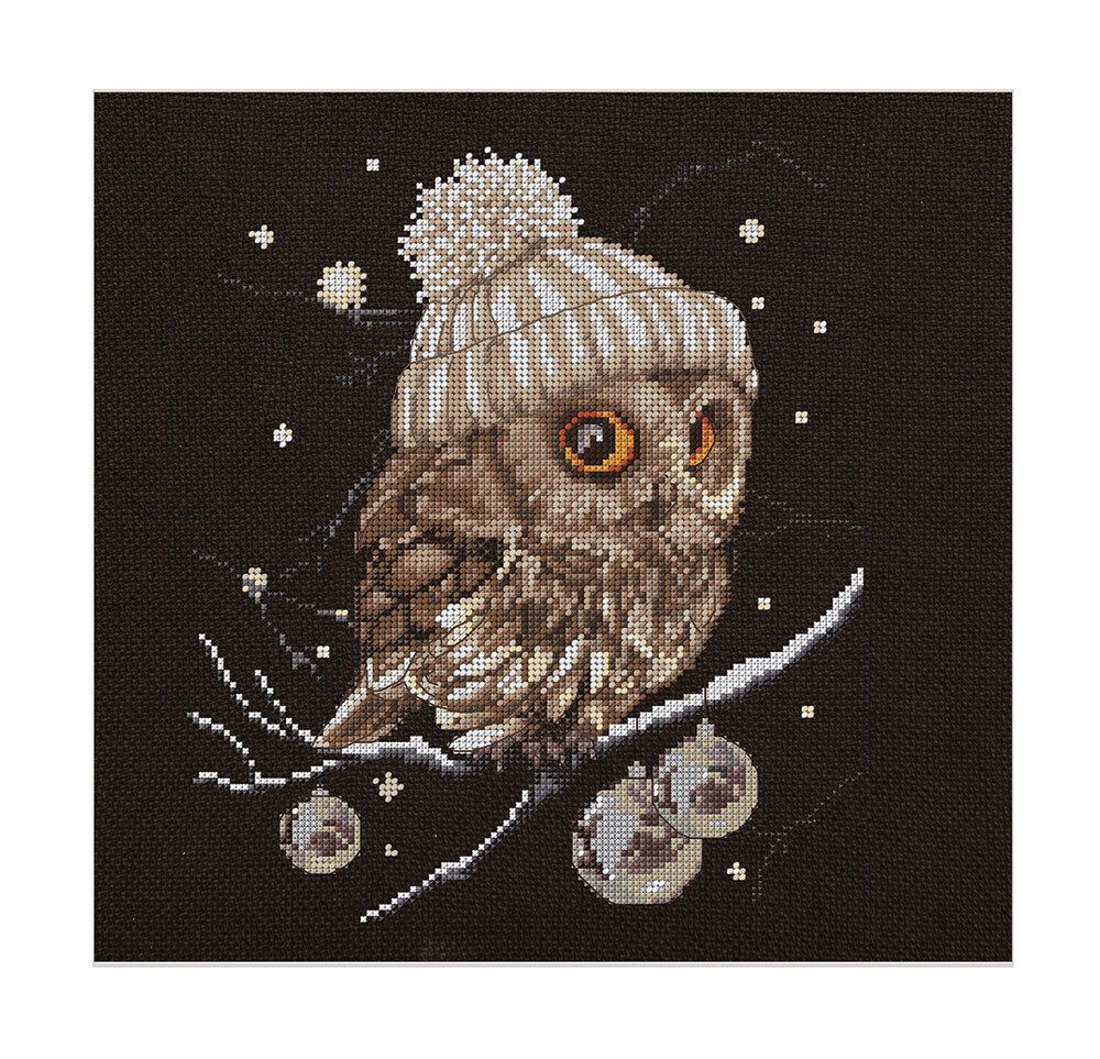 Набор для вышивания нитками Thea Gouverneur, Это зима, 31х30 см