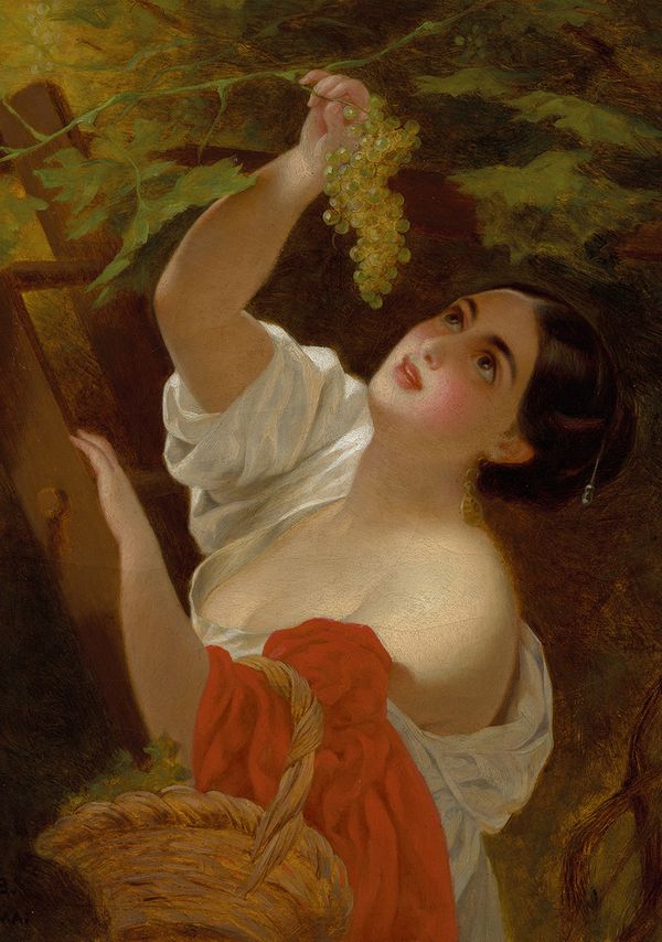 Пазл 500 элементов, Третьяковская галерея, Брюллов К. П. Итальянский полдень (Итальянка, снимающая виноград). 1831 (?), Фрея GTG-PZL-500/01