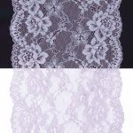 Кружево бельевое эластичное 180 мм / 3.4 метра, цвет светло-серый