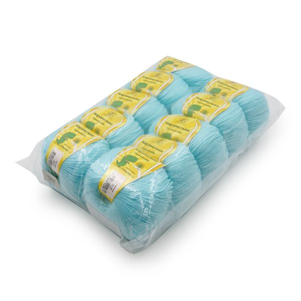 Пряжа Камтекс Карамелька / уп.10 мот. по 50 г, 175 м, 073 лед