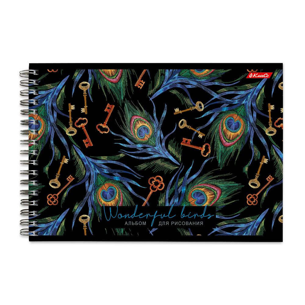 Альбом для рисования, мат. ламинация, 100 г/м², A4 на гребне, 4 шт, 40 л, Эдем 000243, Светоч 40АЛГР4_2_3_9