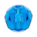 Бусины стекло ⌀4 мм, 24 шт, синий/cap.blue, Preciosa 451-19-602