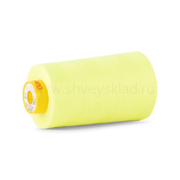 Нитка универсальная Gutermann Mara 120/2, 5000 м, 700185, 3835 неоновый желтый, 1 шт
