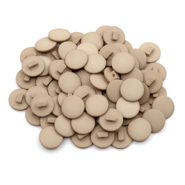 Пуговицы на ножке 24L (15мм) (Beige (бежевый)) NE68, 72 шт
