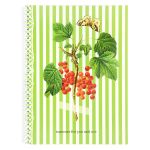 Тетрадь Flowers A4 80 л. на гребне 60 г/м², 4 шт, клетка, SVT 800421 03 св. зеленый, Светоч