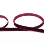 Лента бархатная (тесьма) 12.0 мм / 16.5±1 метра, 048 бордовый, Blitz VR-12