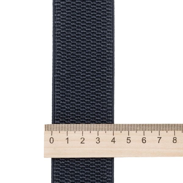 Резинка для подтяжек (помочная) 40.0 мм / 25 метров, 25.2 г/п.м., 301 серый, 6123-9344