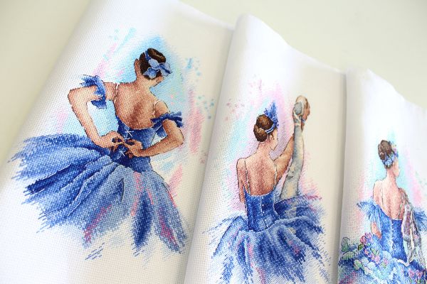 Набор для вышивания нитками МП Студия, За кулисами, 26х18 см